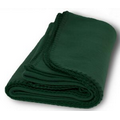 Fleece Blanket 50" X 60"- Forest Green ****FREE RUSH****